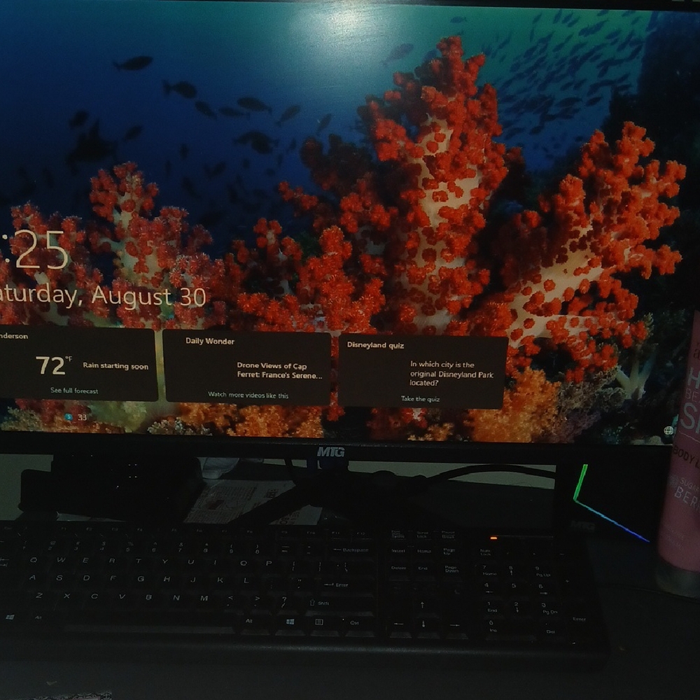 Dell Monitor with Black and Gray Design